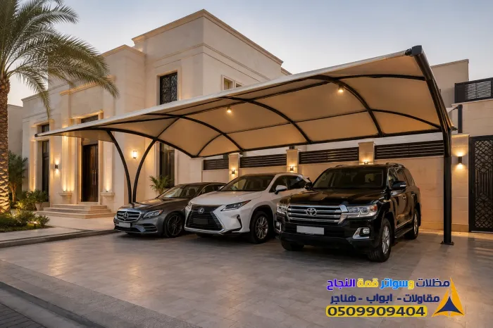 مظلات سيارات بالرياض 